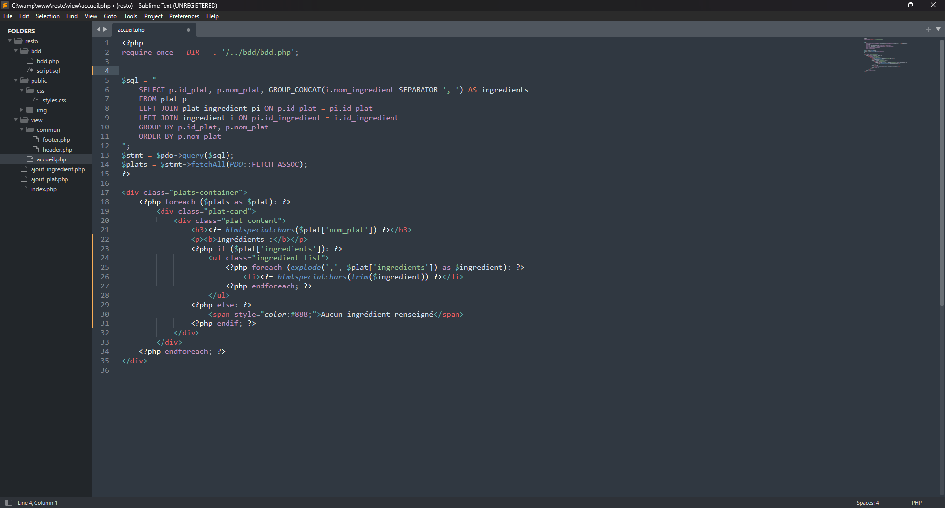 Liste ingrédients Cooksy
